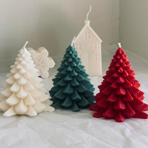 Bougies d'arbre de Noël | Décor d'arbre de Noël | Décoration de Noël| Décoration d'arbre unique | Décoration d'intérieur| Décor de vacances | Cadeaux de noël