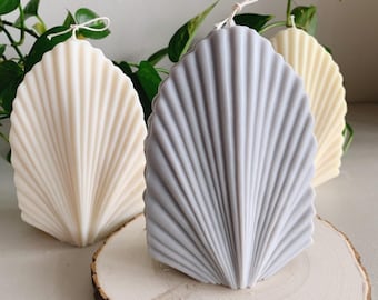 Unique Large Shell Candle|  Palm Spear Candle |Minimalist Candle | Decorative Candle| Home Decor Gift| Modern Candle| unique gift