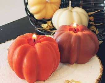 Pumpkin Candle: Halloween Decor, Fall Candles, Pumpkin Spice