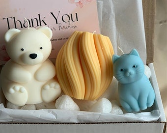 Cat Lover Gift Box, Cute Gift Box, Cat lover gift, Candle Gift Set, Gifts for Friends, Gift For Family, Gift for him, Unique Gift Set