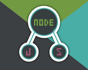 Node JS Sticker | Information Technology | Computer Science | Coder | Developer | Vinyl