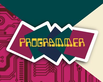 Programmer Sticker | Technology | Computer Science Sticker | Software Engineer | Coder | Developer | Vinyl