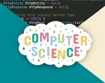 Computer Science Sticker | Technology | Programmer | Software Engineer | Information Technology | Vinyl
