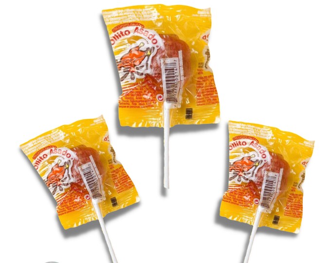 Pollito Asado Lollipops, Paleta, Mexican Candy, Dulce Mexicano, Chicken ...
