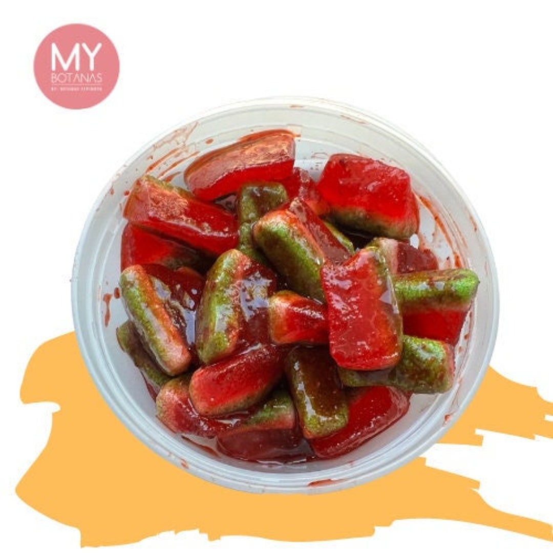 Chamoy Covered Candy Chamoy Watermelon Slices Gummy Etsy