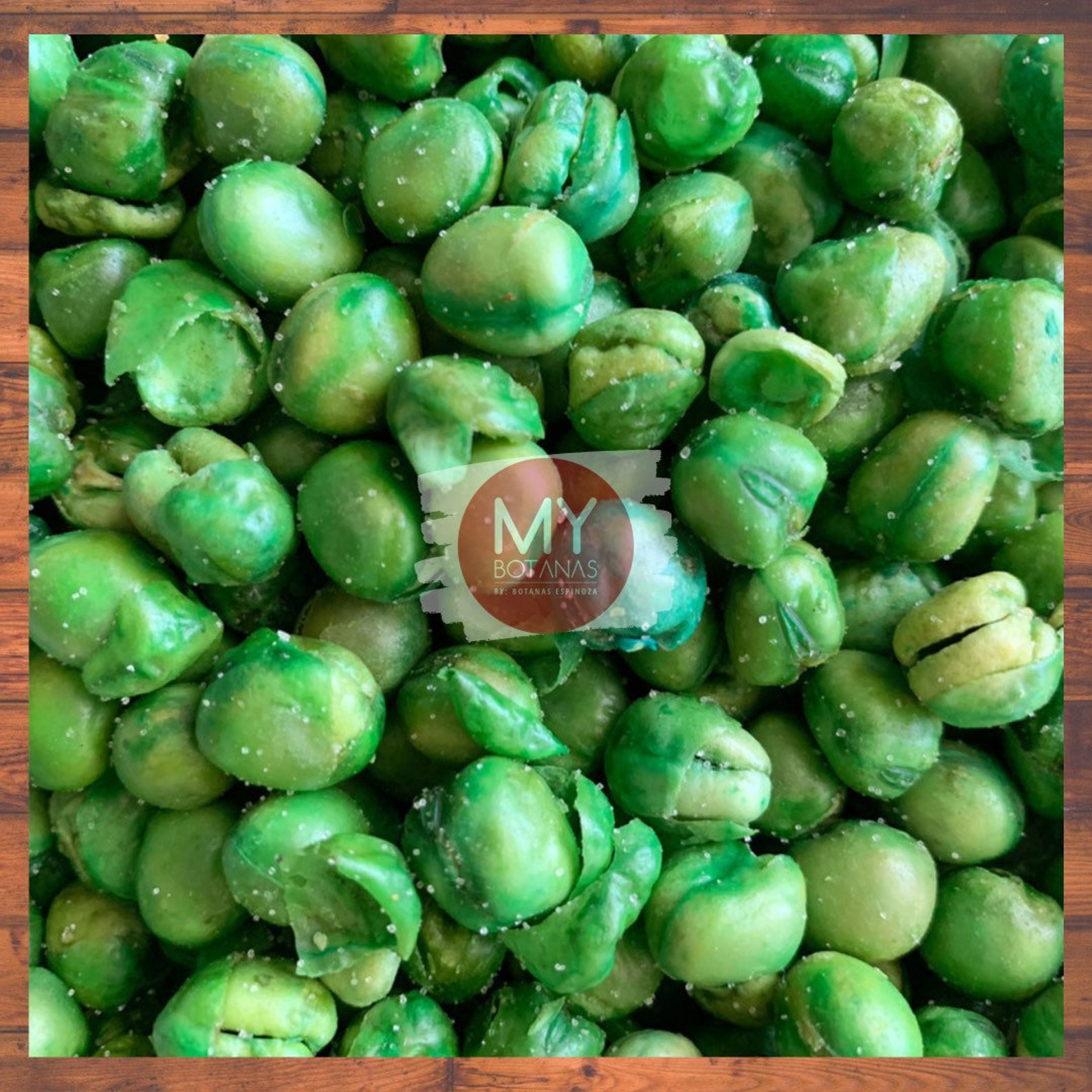 Fried Green Peas Salted Green Peas Chicharos Etsy