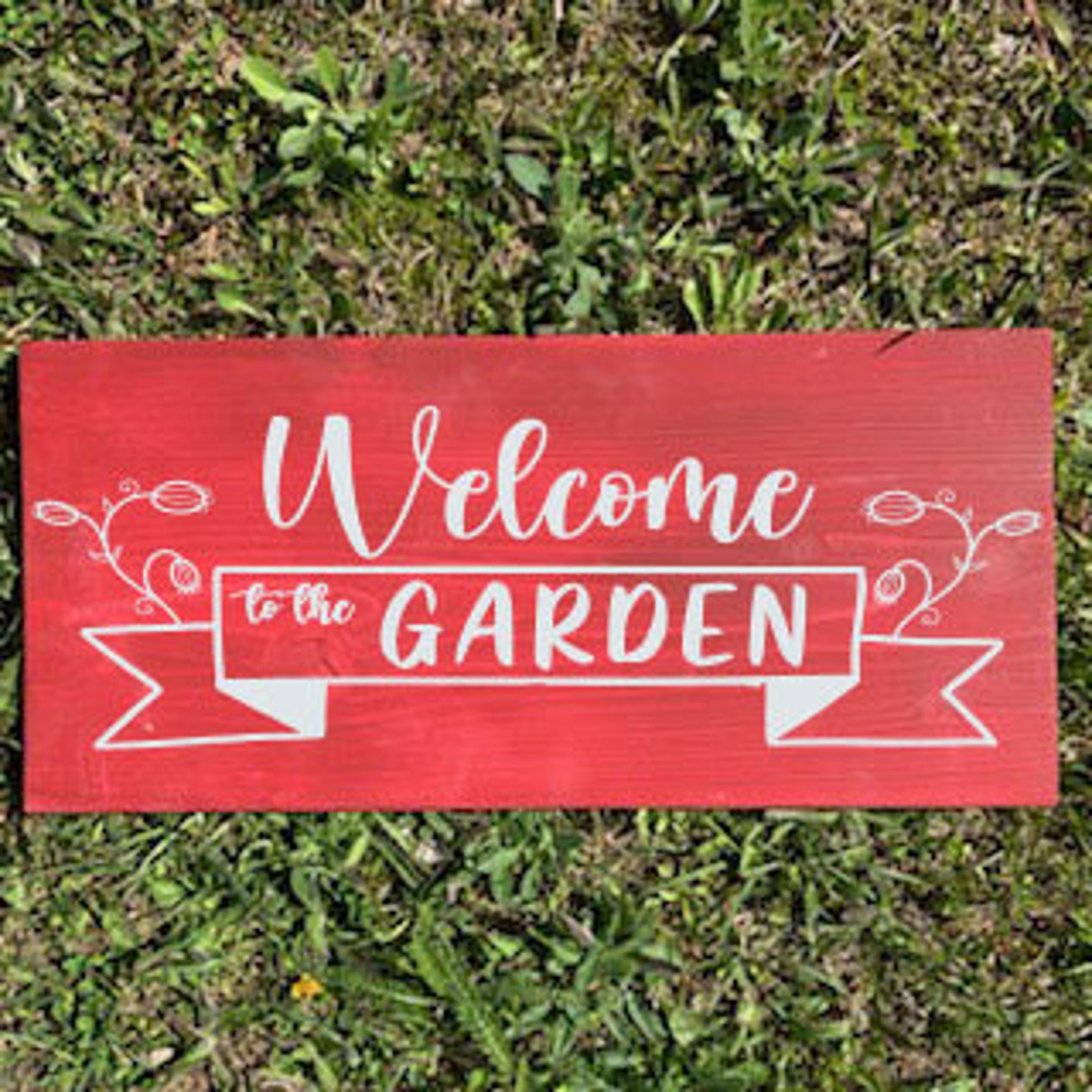 Personalized Garden Sign Wooden Garden Sign Garden Sign Etsy