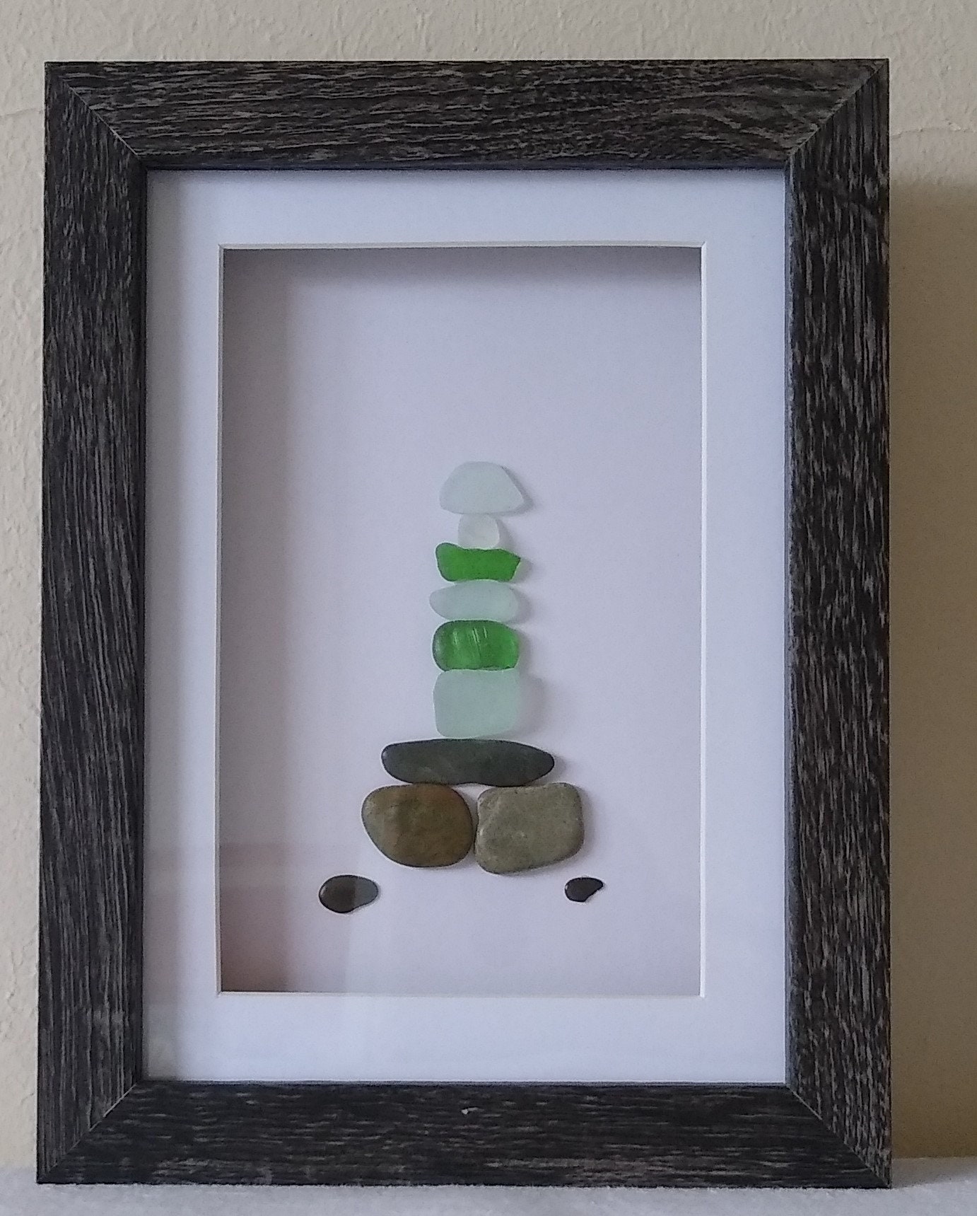 Lighthouse Sea glass lighthouse Beach Seaside art Etsy