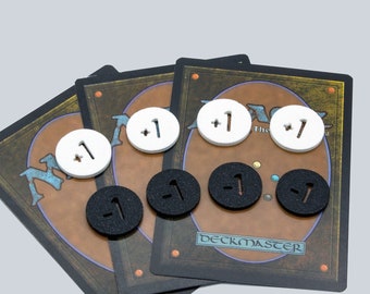Magic the Gathering +1 & -1 Contadores - Marcadores impresos MtG 3D
