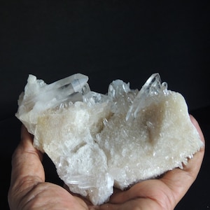 Himalayan Quartz Cluster with sugar like quartz Formation. HQTZ-17