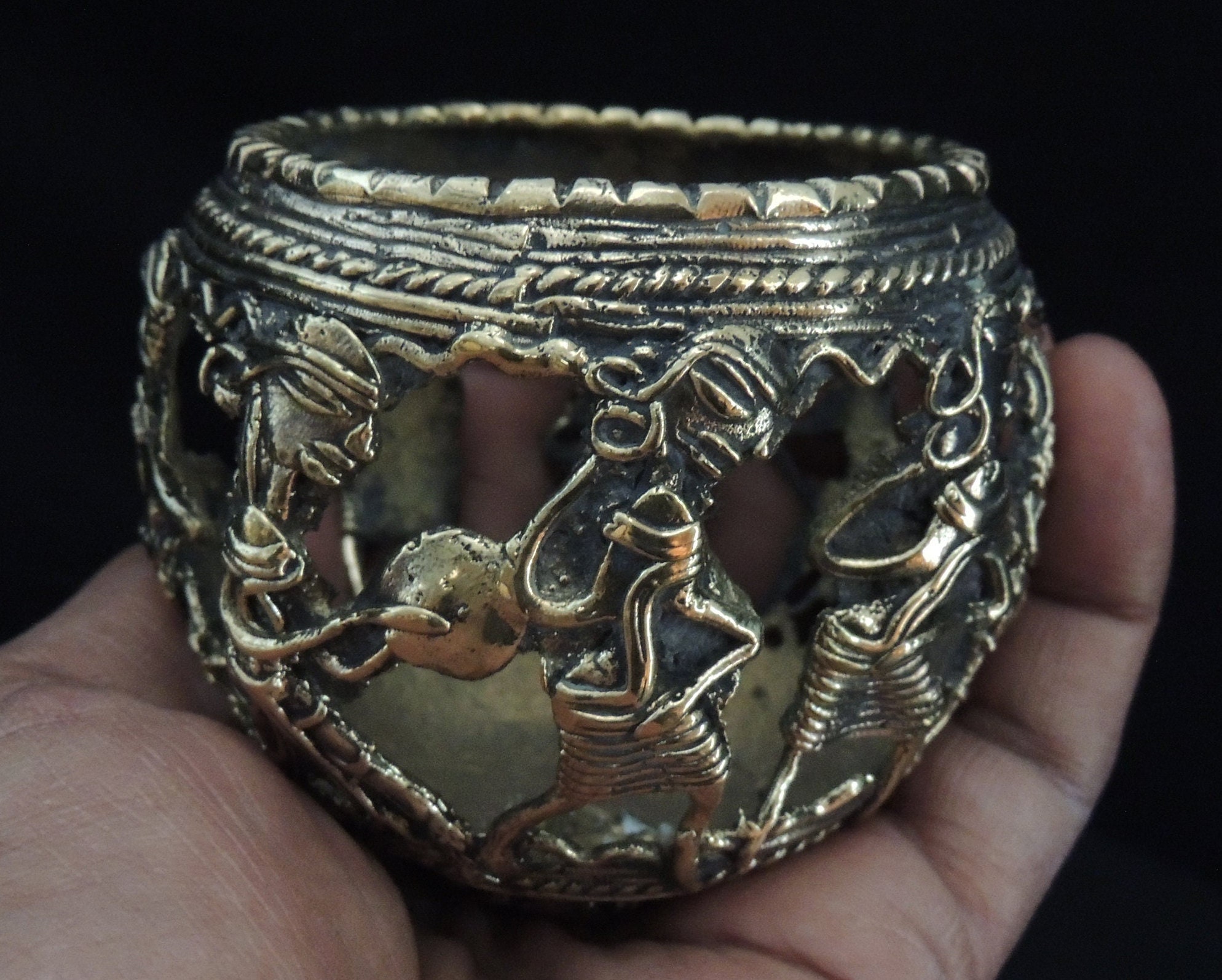 Dhokra Art by Tribes of Central India. Pair of Tribal Dancing Etsy