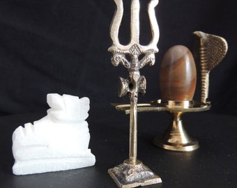Narmadeshwar Shiva lingam- 5 Pieces Set For Worship At Home/Shop/ Gifting. (NS-A427)