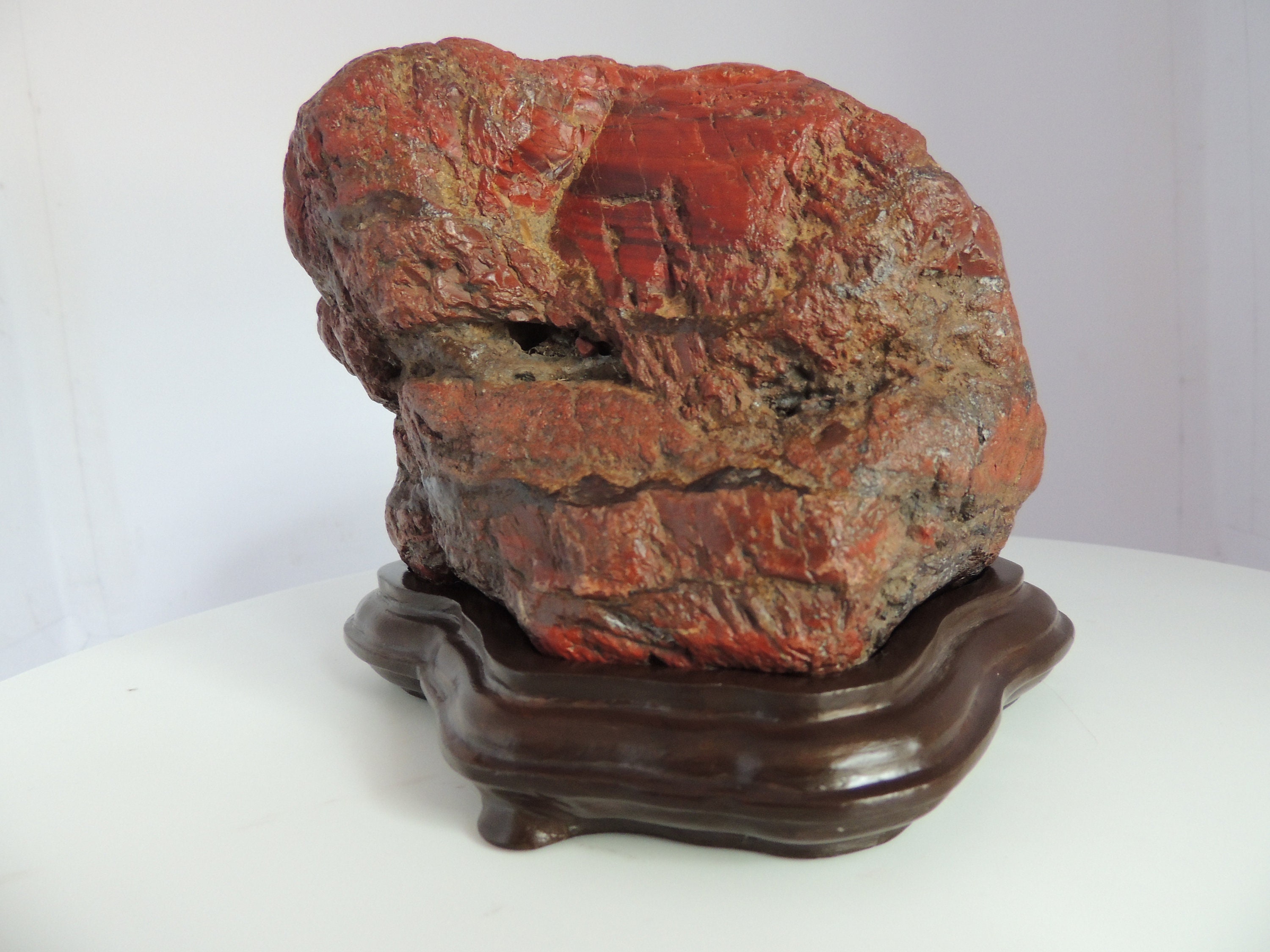 Suiseki 'red Jasper Mountain View' (SUI-B38) - Etsy