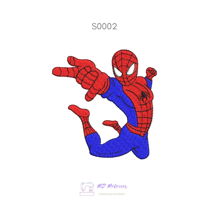 Spiderman Machine Embroidery Design Etsy