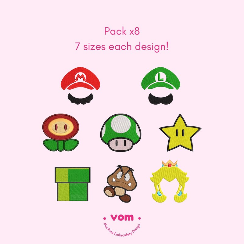 Mario Design - Etsy