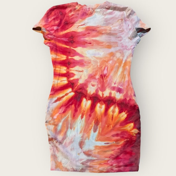 princess polly baby blue dress Shop Our 2022 Summer Red Tie Dyed Dress main image 0