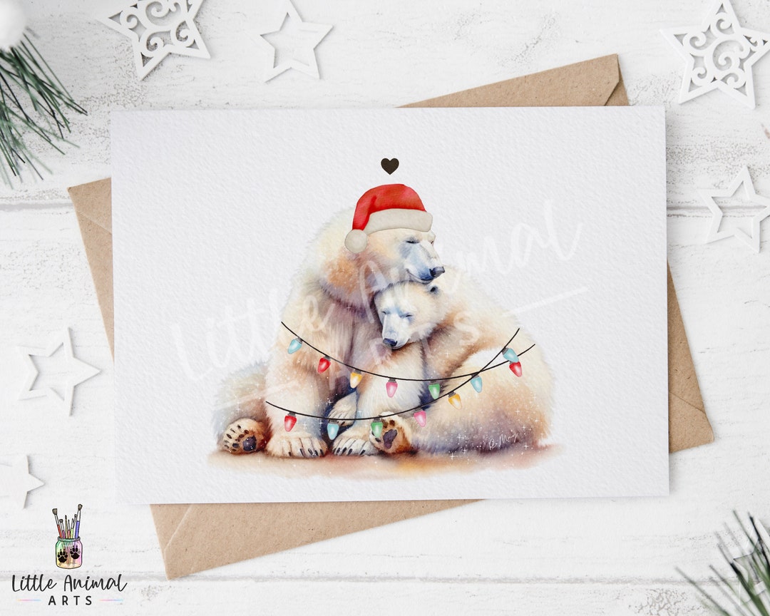 Animal Greeting Christmas Cards (multipack Of 30