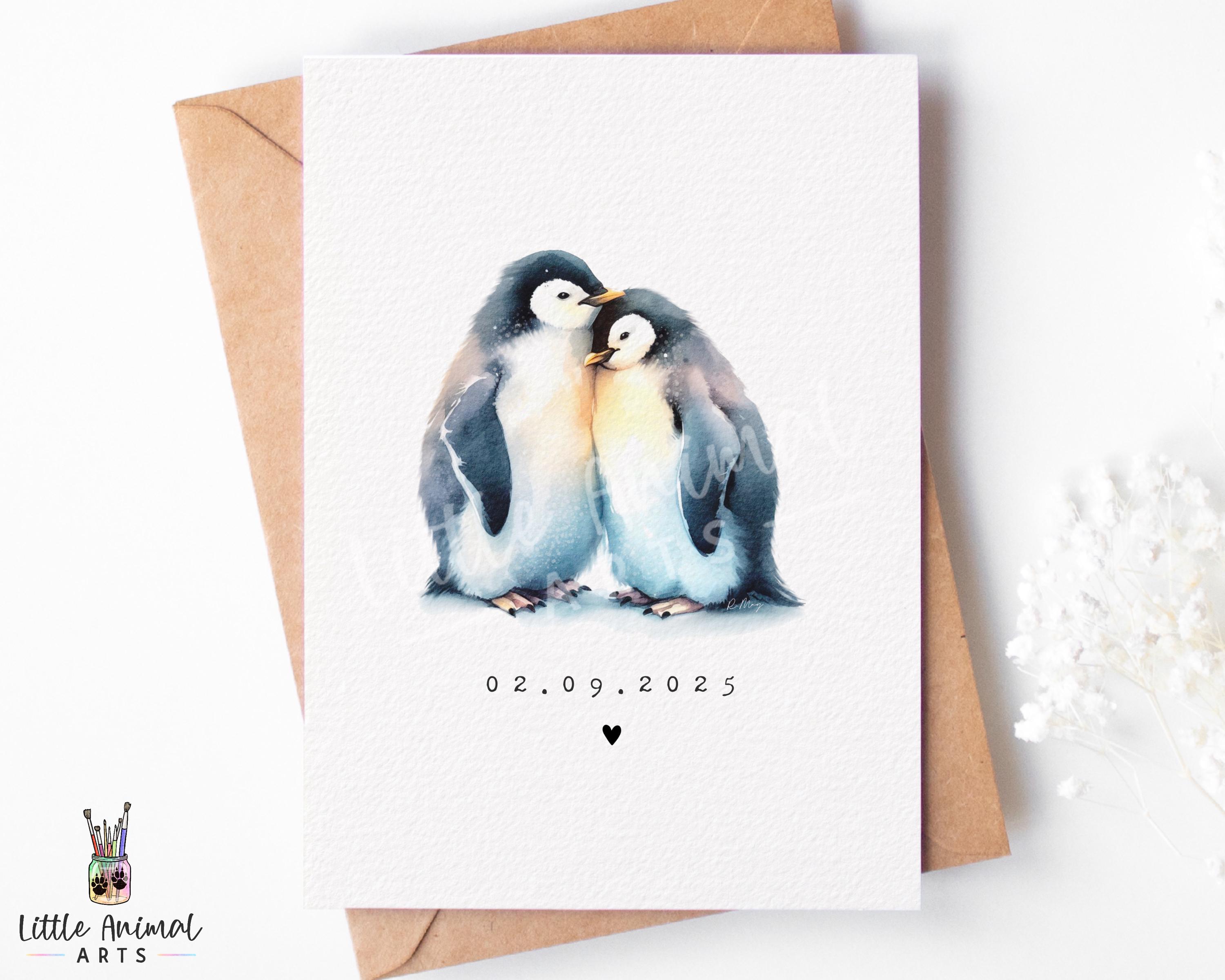 Stuff4 Biglietto Auguri Anniversario Con Pinguino - 'You Are My Penguin' - Romantico