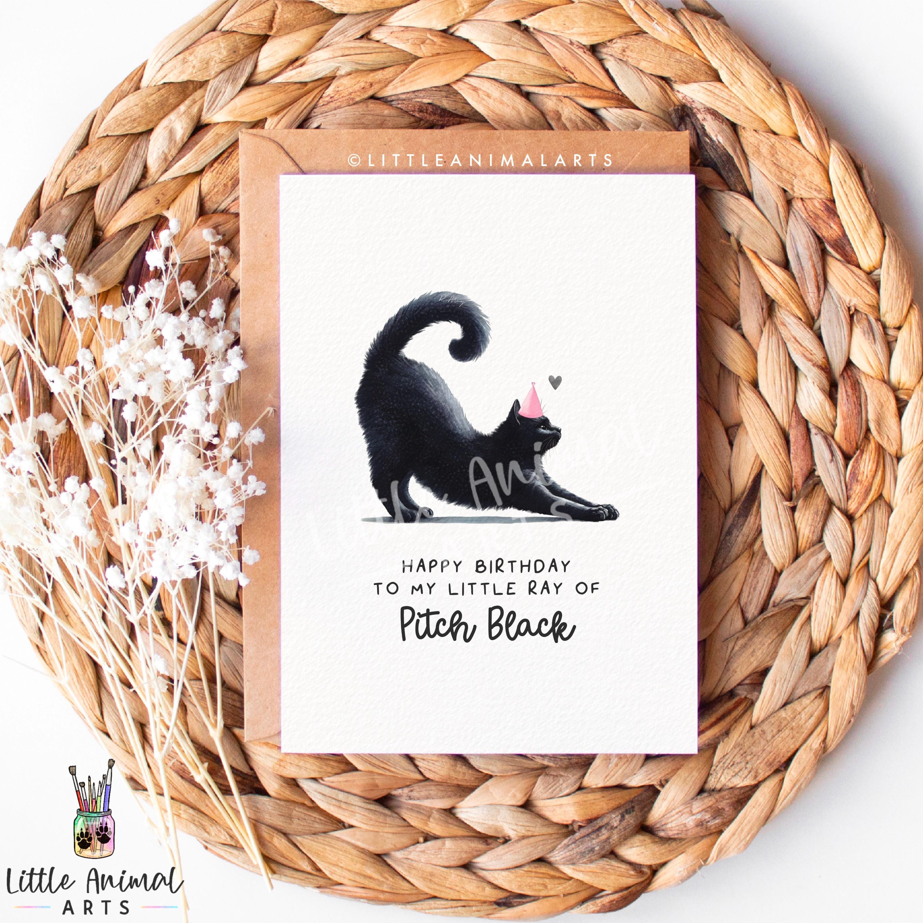 Biglietto Auguri Matrimonio Con Gatto Nero – Divertente Per Amanti Dei Gatti – 12,7x17,8 Cm Con Busta