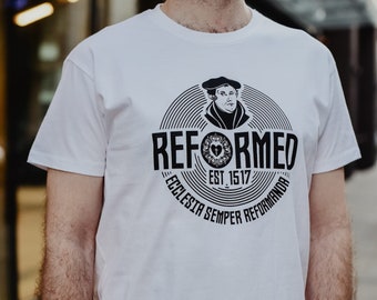 udsultet Knoglemarv podning Protestant Reformation T-shirt Luther - Etsy