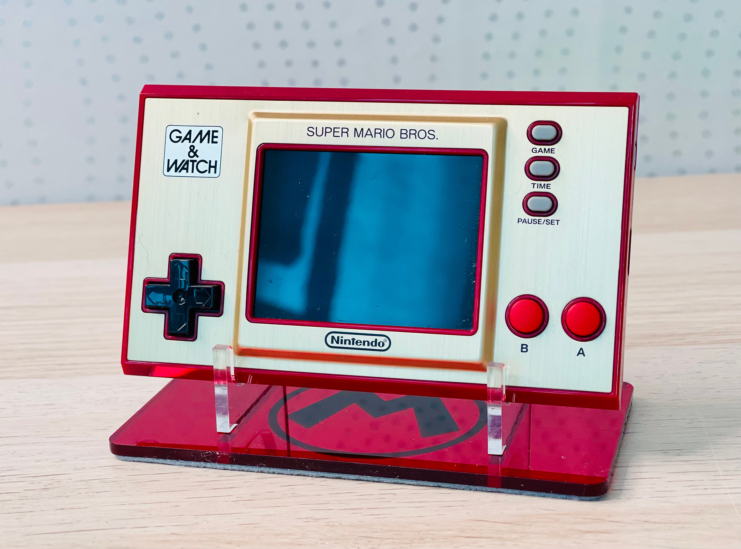 Super Mario Game & Watch Shelf MEGA Wall Mount/desk Stand 