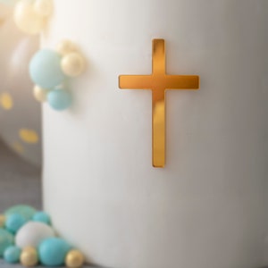 Caketopper  Kreuz - Taufe | Konfirmation | Kommunion | Firmung |  Tortenstecker Cake Tortendeko Dekoration Kuchendeko Charm Deko