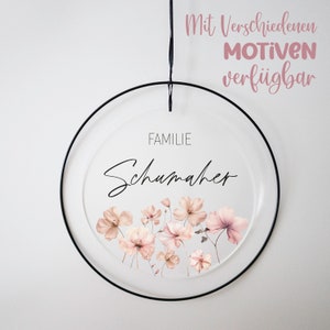 Personalized wreath for families