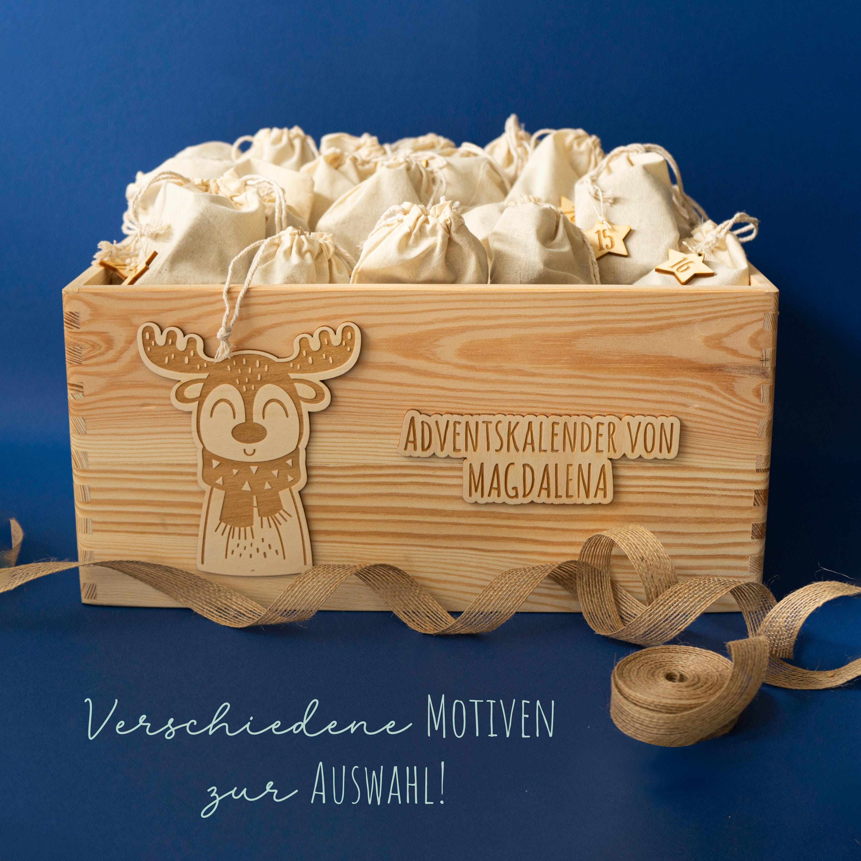 Adventskalender zum befüllen, Adventskalender personalisiert