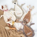 Schnuffeltuch mit Namen, Kuscheltier personalisiert,Babygeschenk , Kuscheltier Baby, Schnuffeltuch personalisiert, Geburt product logo