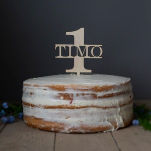 Adorno para tarta de número 1-99 con el nombre deseado Adorno para tarta Adorno para tarta Decoración para tarta Decoración Decoración para tarta Cumpleaños Personalizado