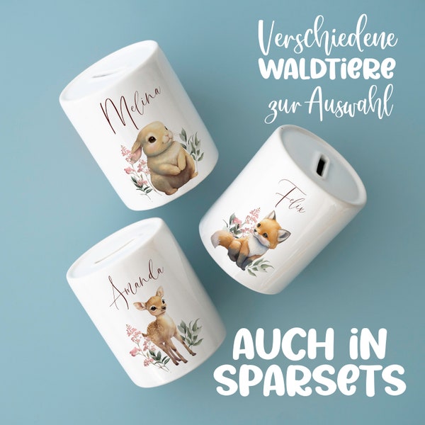 Spardose personalisiert, Personalisierte Spardose,  Geschenk Geburt, Keramik Spardose, Weihnachtsgeschenk für Kinder, Taufgeschenk