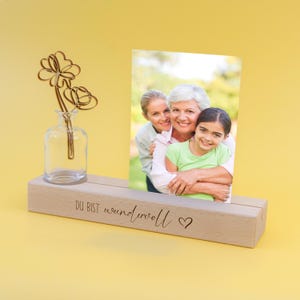 Kartenständer "Du bis Wundervoll" | Geschenk für Oma | Geschenk für Mama |  Geschenk für beste Freundin | Gutscheinverpackung | Geldgeschenk