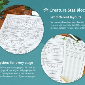 Dnd 5e DM Combat Encounters: Initiative Tracker Party and Creature ...