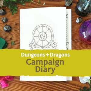 DnD 5e Campaign Diary: Character Journal PDF compatible with fifth edition Dungeons and Dragons and 5.5e - Mythbound