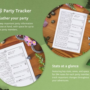 DnD 5e DM Combat Encounters: Initiative Tracker Party and Creature Stats PDF compatible with fifth edition Dungeons and Dragons Mythbound image 8