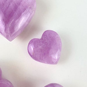 Lilac Kunzite Heart – Mini Crystal for Spiritual Healing image 8