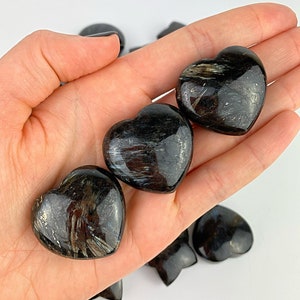 Big size arfvedsonite/Arfvedsonite hearts/Moons/Stars/Flashy arfvedsonite/Arfvedsonite crystal/Crystal gift