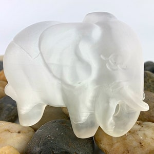 Selenite elephants crystal/Elephants crystal/Spiritual healing/Selenite animals/Selenite carvings