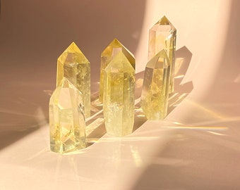 Natürlicher Citrin Punkt Turm - Spirituelles Heilkristall Geschenk