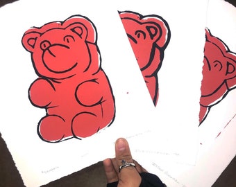 Gummy Bear Screen Prints