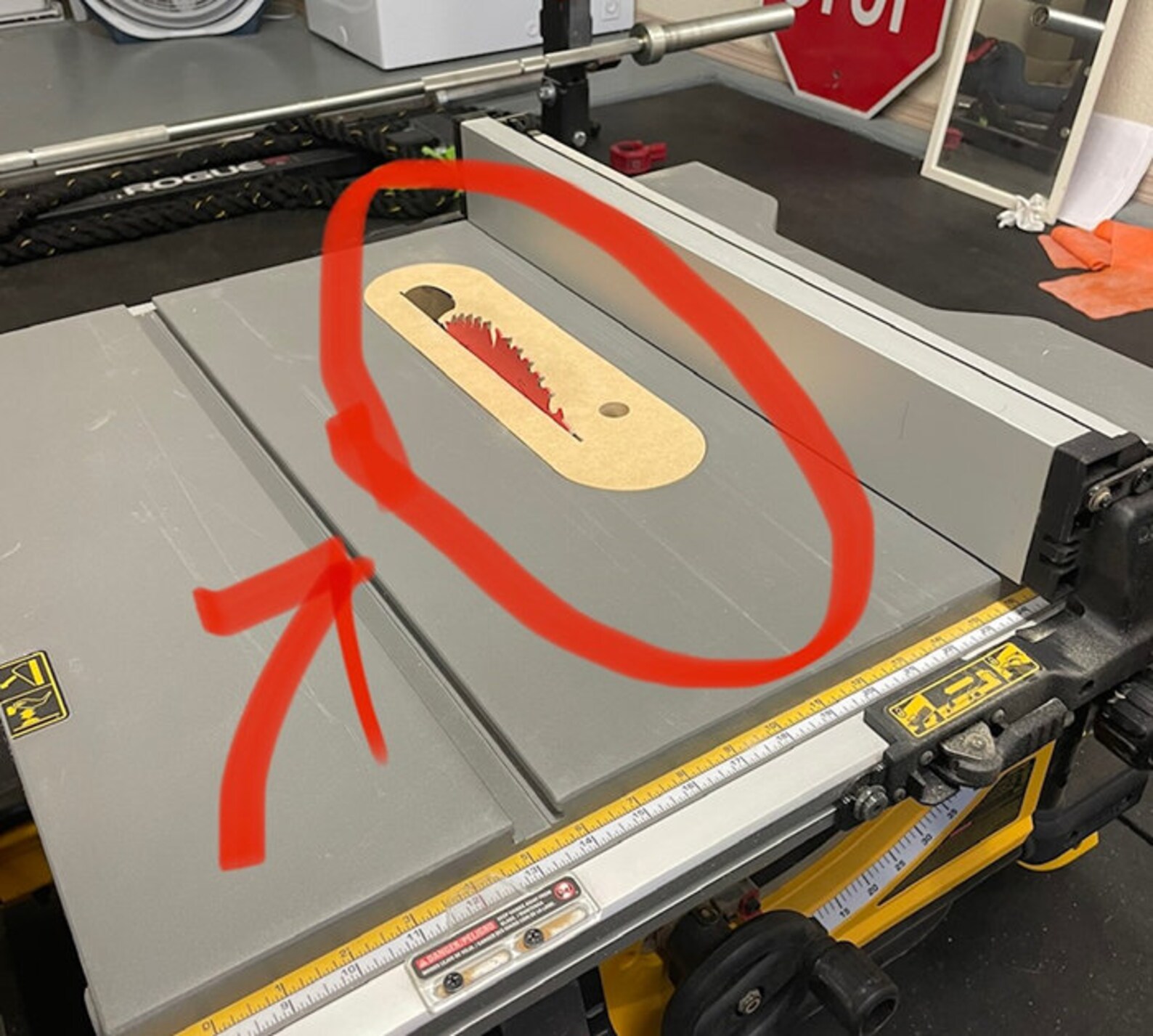 Zero Clearance Insert for Dewalt Table Saw 10 DWE7491 Etsy