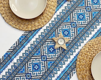 Ostertischläufer Tischdecke | Frühling Tisch Dekor | Vyshyvanka Tischdecke | Bauernhaus individuelle Tischwäsche & Herzstück | hergestellt in der Ukraine