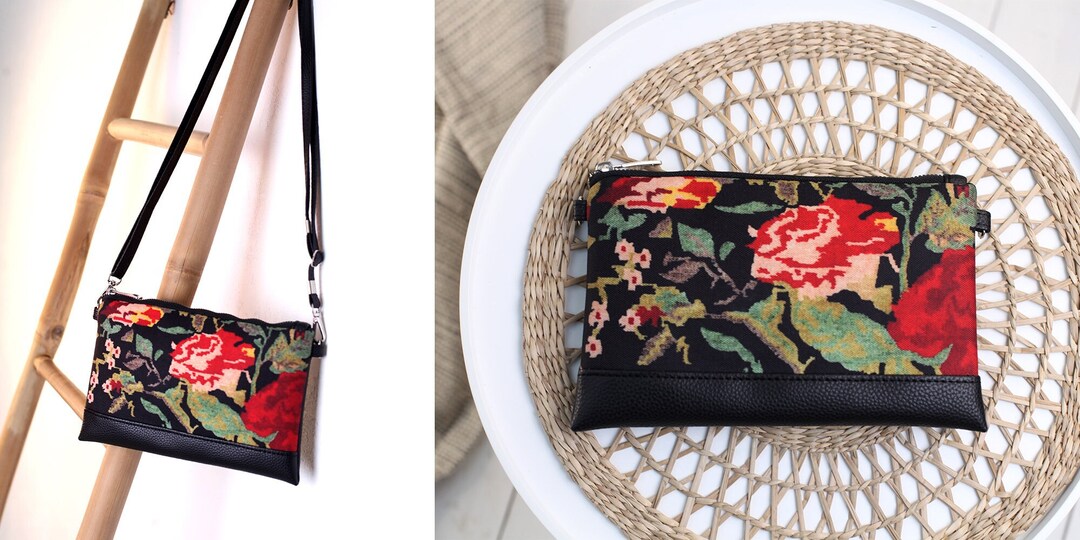 LADIES ELEGANT ZIPPER CLUTCH SHOULDER BAG main image 1