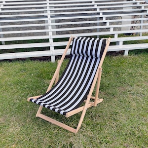 Chaise longue de style rétro, Mobilier de jardin, Chaise en bois faite main pour piscine, Chaise longue rustique, Mobilier d'extérieur pliable