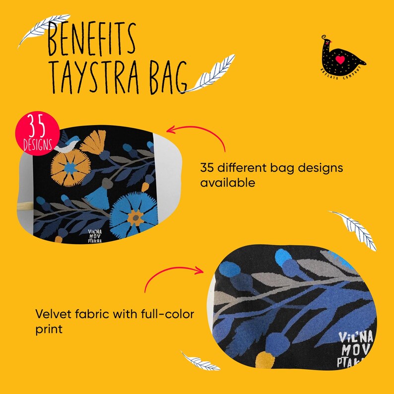 Folk Design Blue Bag, Canvas Hippie Tote Bag, Ukrainian Crossbody Bag, Floral Women Bag, Eco Friendly Bag, Fall Modern Bag, Gift for Her image 7