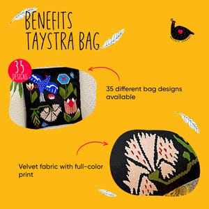 a picture of a bag with instructions for how to sew it
