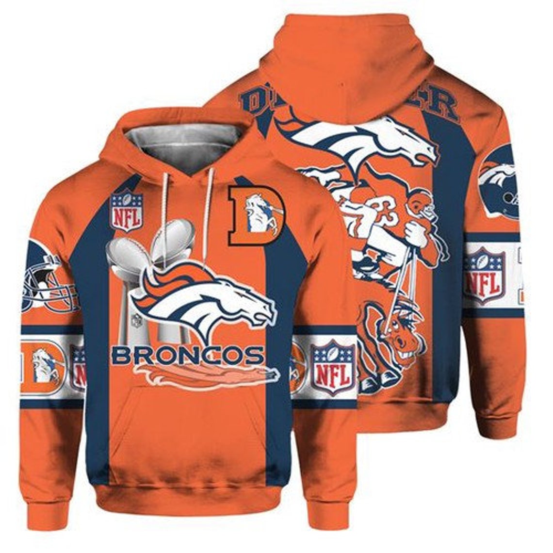 denver broncos hoodies