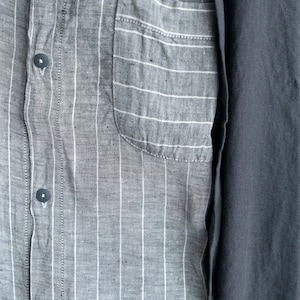 100% Organic Linen Pajama set Unisex fit sleepwear very Comfortable StoneWashed long sleeve home-wear crafted in Portugal Ships Free from US