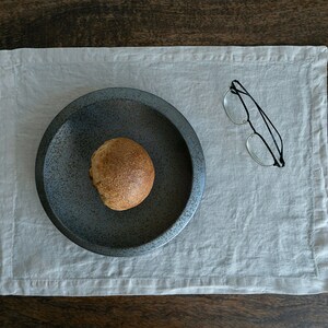 Washed Linen Placemats Set of two.100%European Softened Table Linen/Dining Decor Crafted in Portugal Beige