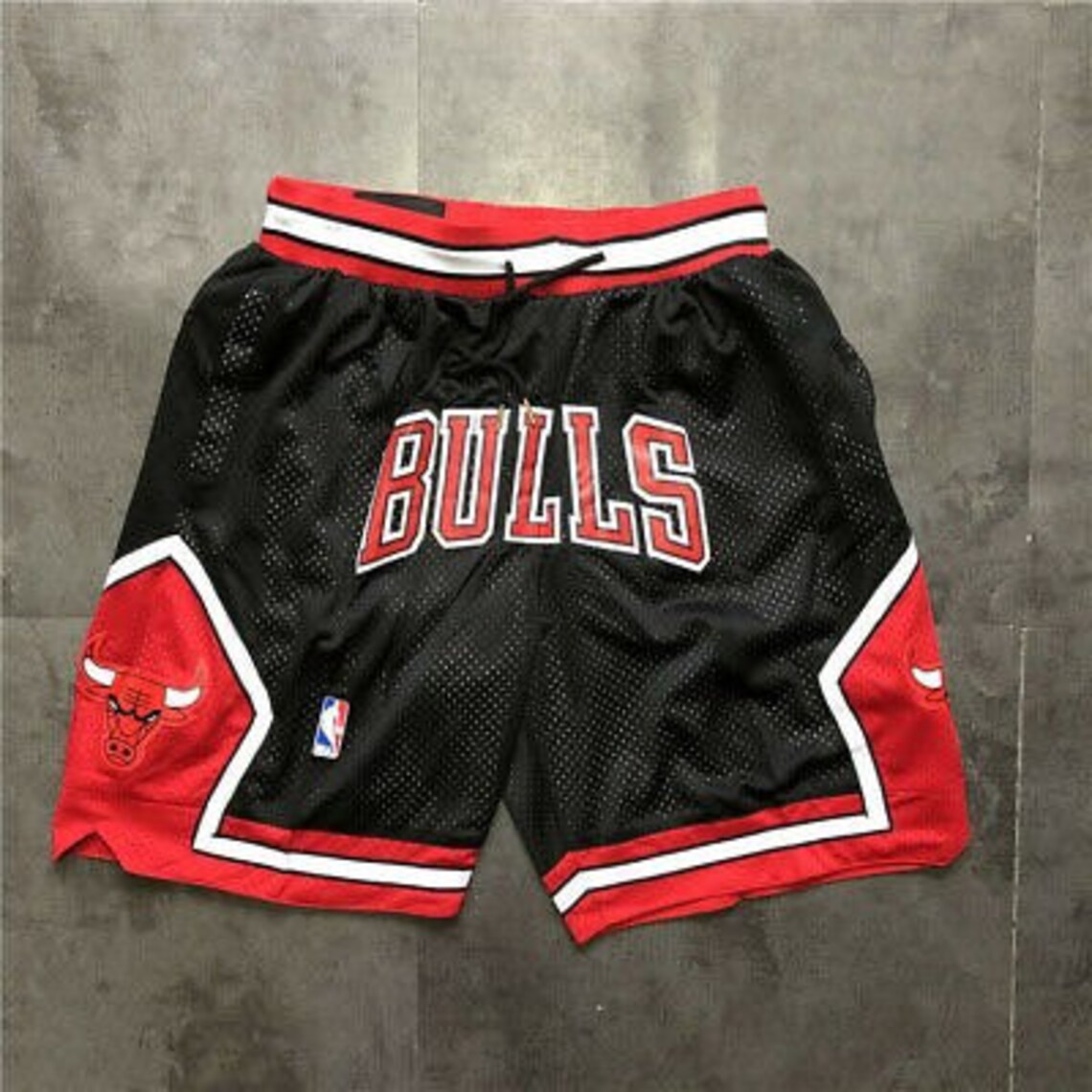 Chicago Bulls Basketball Black Shorts Just Don Shorts Etsy